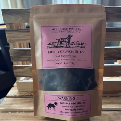 Grass-fed grain-finished beef kidney dog treats