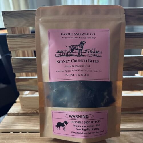 Grass-fed grain-finished beef kidney dog treats