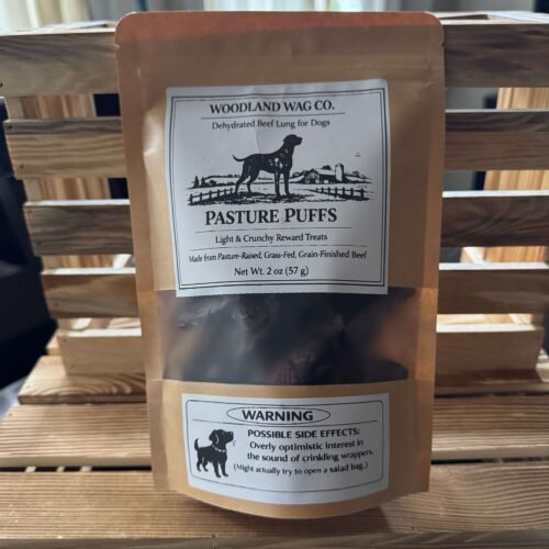 Dehydrated beef lung dog treats