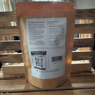 Pasture Puffs - 100% Dehydrated Beef Lung Dog Treats (2oz) | Single-Ingredient, USA Made